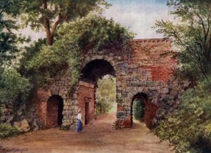 Kew Gardens: The Ruined Arch (színes litho)