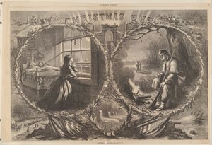1862. karácsonyeste a Harpers Weekly-től, 1863. január 3. alkotó: Thomas Nast