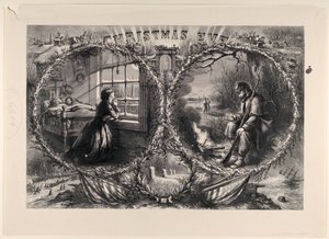 A Christmas Eve megjelent a Harpers Weekly, 1863. január 3-án. alkotó: Thomas Nast