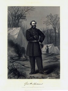 "George H. Thomas tábornok" (Unió) alkotó: Thomas Nast