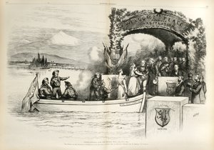 Nemzetközi jog – A jobb út..., 1874 (fametszet) alkotó: Thomas Nast