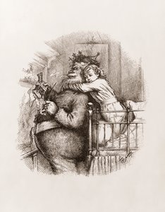 Mikulás – Thomas Nast, 1892 körül (f/w metszet)
