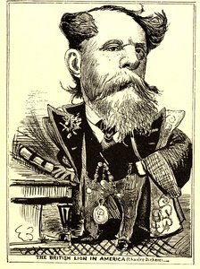 A brit oroszlán Amerikában, 1867-68 alkotó: Thomas Nast