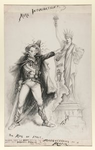 Az olasz király maffiának álcázza magát alkotó: Thomas Nast