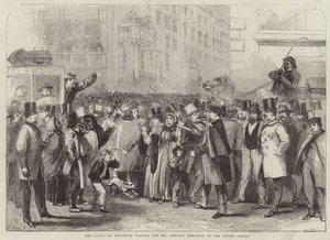 A Baltimore-i tömeg Mr Lincolnra vár