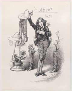 Wilde rajtunk. Something To Live Up To Amerikában, 1882. június 10., 1882. június 10. alkotó: Thomas Nast