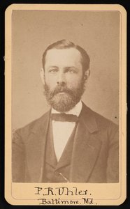 Philip Reese Uhler portréja 1835-1913, 1860 körül. alkotó: Thomas P Varley