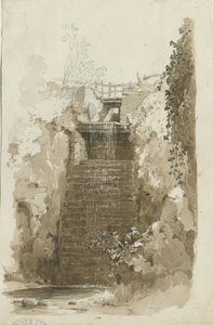 Biddulph – vidéki nézet: toll- és mosórajz, 1837. június 8. (rajz) alkotó: Thomas Peploe Wood