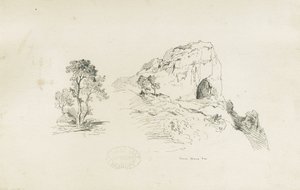 Dovedale - tájkép: toll- és tusrajz, nd [1817-1845] (rajz)