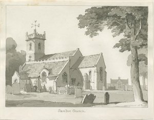 Standon Hall: toll- és tusrajz, és [?19. század közepe] (rajz)