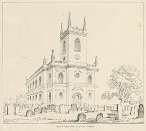 Kőtemplom: toll- és tusrajz alkotó: Thomas Peploe Wood