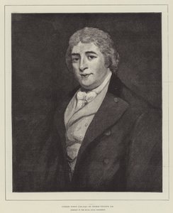 Charles Dibdin (1745-1814), Portré a Királyi Haditengerészeti Kiállításon alkotó: Thomas Phillips