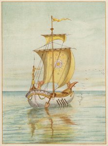 Perszeusz és Androméda vízen (színes litó) alkotó: Thomas Ralph Spence