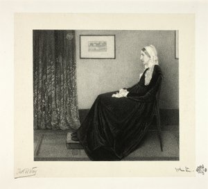 Szürke és fekete színű elrendezés: Whistler után. alkotó: Thomas Robert Way
