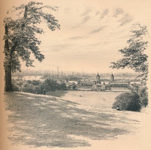 "Greenwich-palota az Obszervatórium-dombtól", 1902