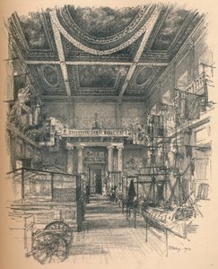 A díszterem belseje, Whitehall palota, 1902