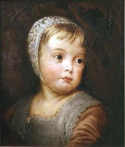 II. Jakab király gyermekként, Van Dyck után alkotó: Thomas Robson
