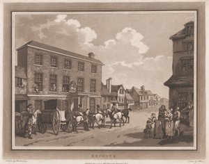 Reigate An Excursion to Brighthelmstone, 1790. június 1., 1790. június 1. Alkotók: Thomas Rowlandson, Samuel Alken.