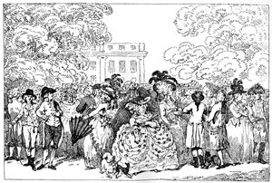 1784, vagy a Nap divatja, 1784. alkotó: Thomas Rowlandson