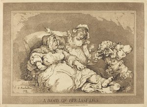 Bowd az utolsó lábán alkotó: Thomas Rowlandson