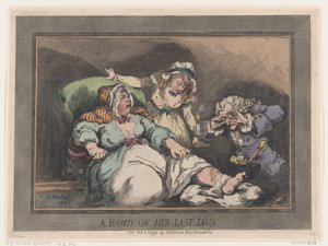 Bowd on her Last Legs, 1792. október 1., 1792. október 1. alkotó: Thomas Rowlandson