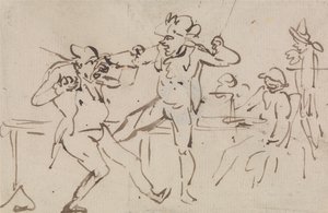 Felfedeztek egy kártyákat elrejtő „fekete lábat” (tanulmány) alkotó: Thomas Rowlandson