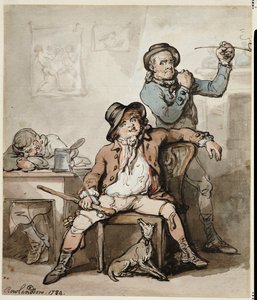 Feketegárdisták karkötője, 1789 alkotó: Thomas Rowlandson
