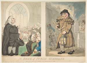 A közgondnokok karkötője, 1800. július 10. alkotó: Thomas Rowlandson