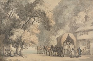 Egy fuvarozó szekere alkotó: Thomas Rowlandson
