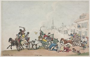 Kocsiverseny alkotó: Thomas Rowlandson