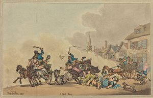 Kocsiverseny alkotó: Thomas Rowlandson