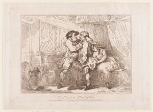 A Cully kifosztva alkotó: Thomas Rowlandson