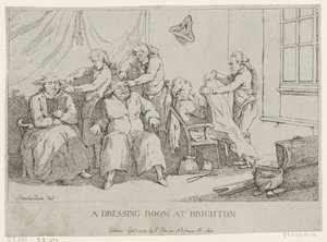 Egy öltöző Brightonban alkotó: Thomas Rowlandson