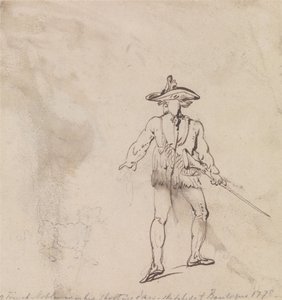 Egy vadászó francia nemes alkotó: Thomas Rowlandson