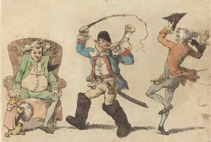 Egy francia 1788 novemberében. alkotó: Thomas Rowlandson