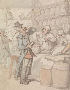 Egy férfi, aki szipkát vásárol alkotó: Thomas Rowlandson