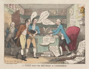 Egy pillantás a Tinnehinch-i visszavonulási helyre alkotó: Thomas Rowlandson