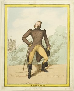 Egy portré: Petersham alkotó: Thomas Rowlandson