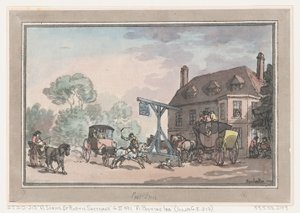 Egy kiadó fogadó, 1787., 1787. alkotó: Thomas Rowlandson