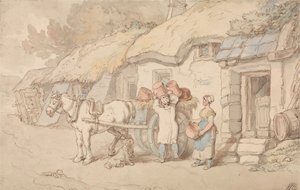 Egy fazekas indul útnak alkotó: Thomas Rowlandson
