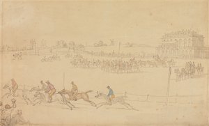 Verseny a yorki Knavesmire-en alkotó: Thomas Rowlandson