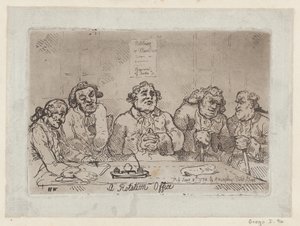 A Rotation Office, [1774. június 8.] 1779. ismételt kiadás ., [1774. június 8.] 1779. ismételt kiadás. alkotó: Thomas Rowlandson