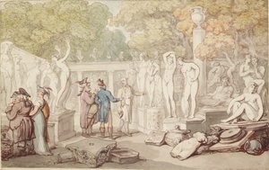 Szoborudvar, XIX. század alkotó: Thomas Rowlandson