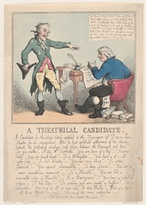 Színházjelölt, 1797., 1797. alkotó: Thomas Rowlandson