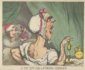Cinege az erős gyomorért, 1809. június 20., 1809. június 20. alkotó: Thomas Rowlandson