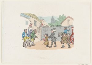Körút idegen részekhez, 1807 ., 1807 . alkotó: Thomas Rowlandson