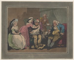 Látogatás a bácsinál, 1794. december 20., 1794. december 20. alkotó: Thomas Rowlandson