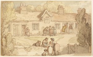 Alms House of Tottenham alkotó: Thomas Rowlandson