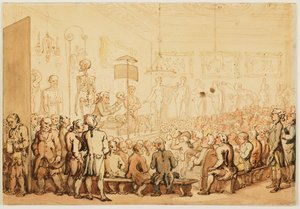 Anatómiai előadás a Királyi Művészeti Akadémián alkotó: Thomas Rowlandson
