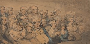 Közönség a Drury Lane Színházban alkotó: Thomas Rowlandson